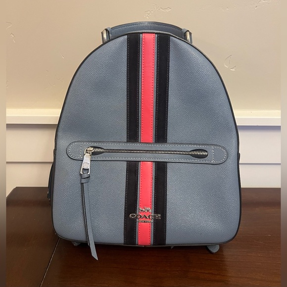 Coach Jordyn Backpack With Varsity Stripe - Picture 2 of 8